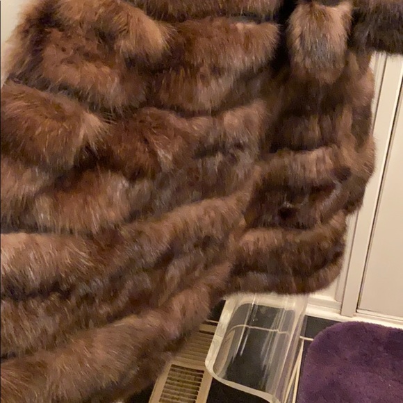 HP 💥💥 Dennis Basso Genuine Sable Fur Coat - Picture 13 of 16